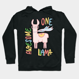 One Awesome Llama Hoodie